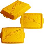 Happy Birthday Cake Mould Yellow