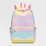 Student Tie-dye Backpack Pink And Yellow