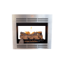 Built-in 940 Double Sided Stainless Steel Faced Firebox Vent Free Fireplace