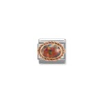 Composable Classic Link In Rose Gold And Red Opal
