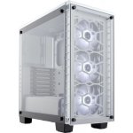 Corsair Crystal White 460X Rgb Tempered Glass Atx Chassis