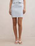 Luna Knit Skirt - XL Pale Blue Co Ord