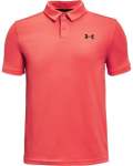 Boys' Ua Performance Polo - Venom Red Ysm