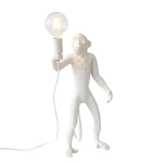 Standing Monkey Lamp - Gold