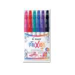 Pilot Pen Frixion Colours Wallet Of 6