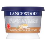 Lancewood Cream Cheese Smokey Onion & Mustard 230G