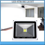 Sound Control+auto Running 30W White-blue Color LED Strobe Light Blinder Effect