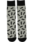 Batman Print Crew Socks - One Size Grey