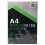 Source Direct - A4 Display File Soft Cover -pack Of 10 30 Pockets Per Pack