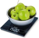 Beurer Ks 34 Glass XL 15KG Weight Capacity. 1G Increments. Large LED Display Digital Kitchen Weighing Scale