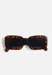 Rectangular Sunglasses - Brown Tortoiseshell-patterned