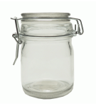 6 Pack Round Clip Top Jar - 10CM H X 6CM 190ML