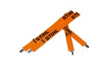 Braces Orange With Metal Clips