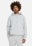 Relaxed Fit Hoodie - Light Grey Marl