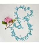 Coral Stone String Necklace - Turquois Free