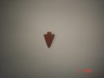 Sunstone goldstone Small Arrow Head Pendant F177