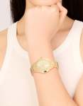 Goldair Gold Plated Classic Round Roman Numeral Watch
