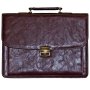 Fino BB-139 Faux Leather 13" Laptop Briefcase - Brown