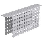 Bligli Plastic Sink Saddle Sink Divider Mat With Strong Suction Cups Kitchen Divided Sink Protector Mat For Glassware Dishes Eas