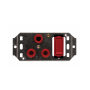 Power Skirting Socket 16A 3PIN Dedicated 6896HD - Colour Options - Blue