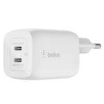 Belkin 65W Dual USB Type-c Gan Wall Charger With Pps - White