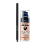 Revlon Colorstay Longwear Combination oily Make Up & Eyeliner Combo Assorted - Natural Beige