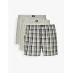 Au Essentials Natural & Multi Striped Print Cotton Boxers 3 Pack