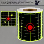 200PCS 3-INCH Shooting Practice Splatter Target Stickers Shooting Training Supplies Fluorescent Targets For Airsoft Toys And Ran