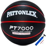 Pattonlex Basketball Ball Official Size Composite Leather Indoor outdoor Basketball For Men Women & Girls With Pump - 29.5" Si