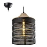 Metal Rope Pendant - Square