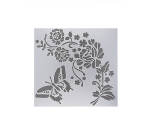Stencil Blomme + Skoenlapper