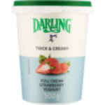 Thick & Creamy Strawberry Full Cream Yoghurt 500G