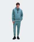 Focus Tech Mens Hoodie - Agave XL