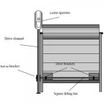 DACE Vertical Roll-up Garage Motor Kit - Single Doors