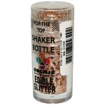 Cosmic Rose Gold Pop Top Shaker Bottle Edible Glitter 10ML