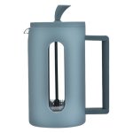 Regent Milano Coffee Plunger With Grey Plastic Frame 6 Cup 600ML