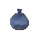 Steel Blue Round Vase