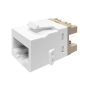 Commscope Kj-series CAT6 White Network Keystone
