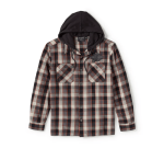 Metal Bound Long Sleeve Hooded Shirt