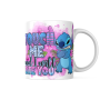 Stitch Touch Me And I Bite 650ML Ss Water Bottle With Silicone Spout