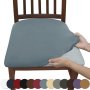 1pc Solid Color Frosted High Elastic Chair Stool Cover Simple Soft And Comfortable Dustproof And Dirty Resistant Chair Cover Chair Seat Cover Chair Slipcover