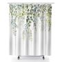 Waterproof Shower Curtains For Bathroom 180X180CM Tropical Floral Curtain