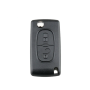2 Button HU83 Blade Remote Entry Key Case Shell Compatible With Peugeot