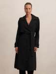 Cameron Soft Trench Coat - 16 Black