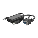 Vga To HDMI Converter With 3.5MM Audio Jack 61259
