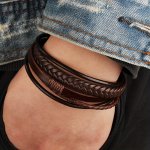 Hot Selling Original European And American Jewelry Fashionable Rope Hand Woven Men's Bracelet