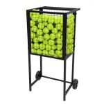 Xlsdlvcnxz Tennis Ball Hopper Tennis Ball Basket Tennis Ball Cart With Wheels Ball Cart Heavy Duty Rolling Cart For Tennis Balls