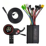 36V – 48V 500W Brushless Motor Sine Wave Universal Controller TF-100 TF100 Lcd Display Throttle Kit For Electric Scooter