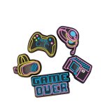 Crocs Neon Game Light Up Jibbitz Multi