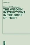 The Wisdom Instructions In The Book Of Tobit Hardcover